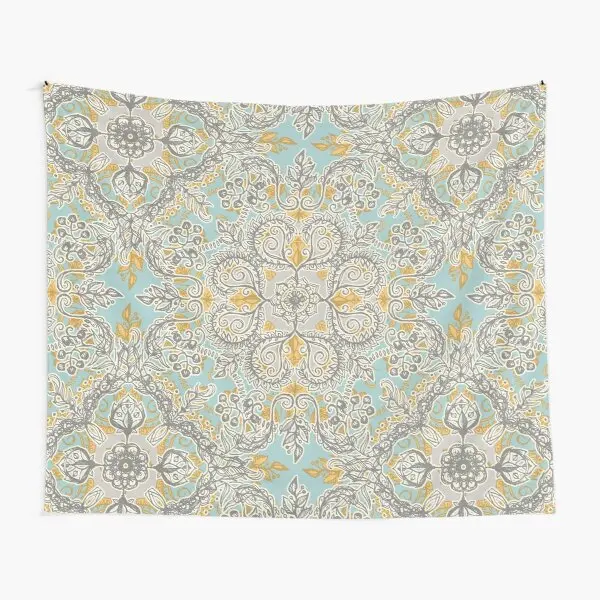 

Цыганский Цветочный Мягкий нейтральный серый Ye гобелен искусство мат для путешествий одеяло для комнаты домашний цветной декор красивая г...