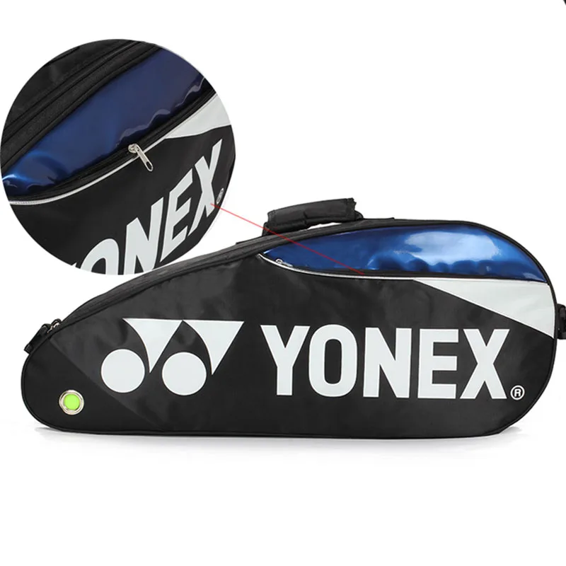 Large YONEX PU Badminton Bag Max For 6 Rackets With 2 Shoes Compartments For All Shuttlelock Accessories Sports Backpack