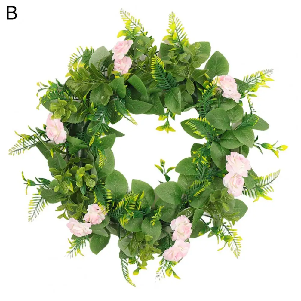 

Beauty False Wreath Delicate Round Micro Landscape Universal Artificial Wreath Fake Wreath Artificial Wreath