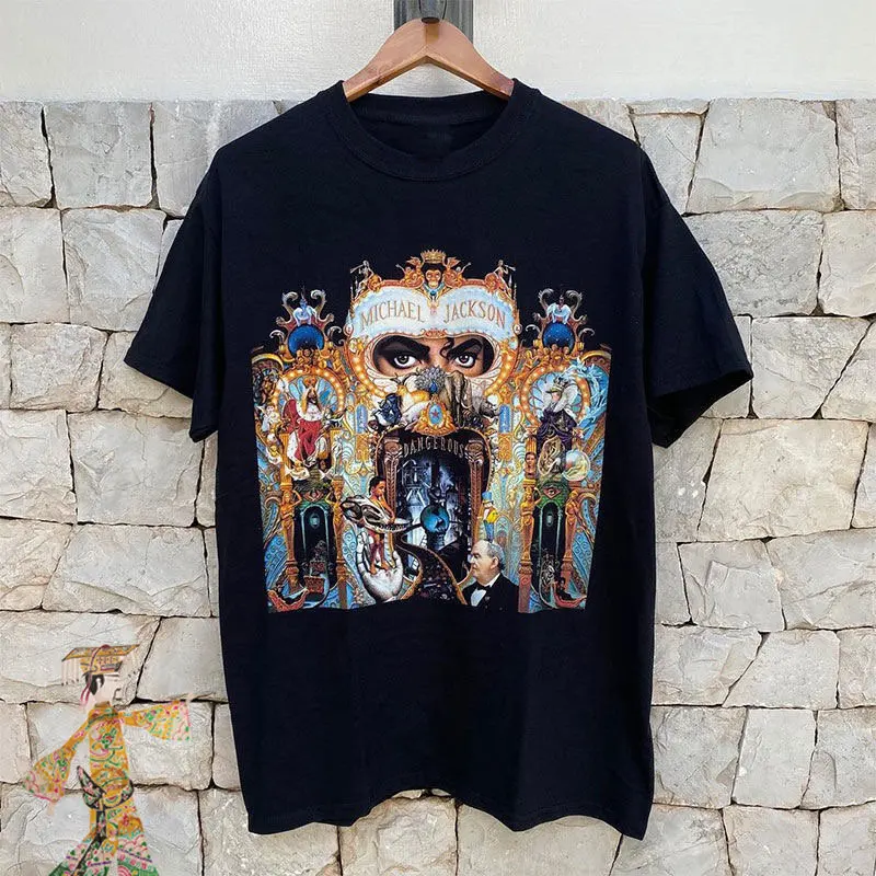 

Michael Jackson T Shirts High Quality Men Women Fashion Casual T-shirt Streetwear Hip Hop Top Tee