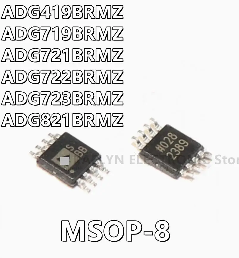 10 шт./партия ADG419BRMZ ADG419 ADG719BRMZ ADG719 ADG721BRMZ ADG721 ADG722BRMZ ADG722 ADG723BRMZ ADG723 ADG821BRMZ ADG821