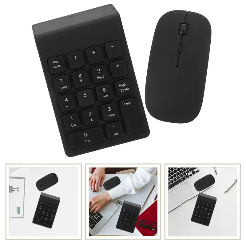 Беспроводная механическая клавиатура с номером ноутбук мышь компьютерная