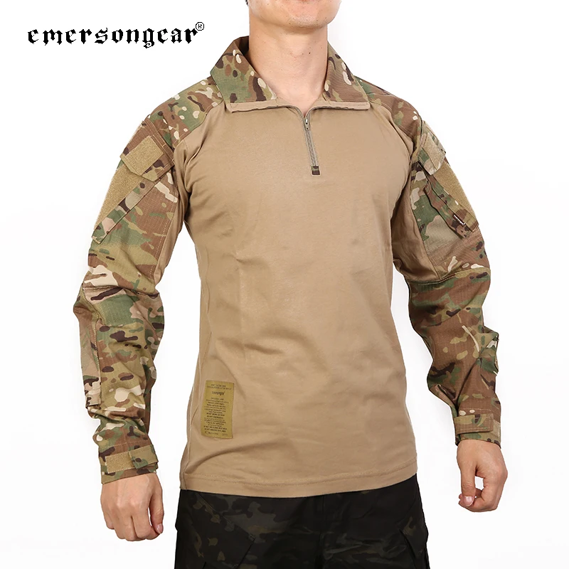 Emersongear Tactical G3 Боевые рубашки Мужские камуфляжные топы Тренировочные футболки