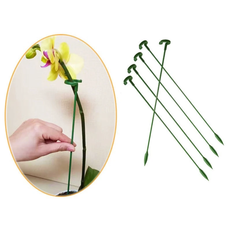 

Plants Support Rods 10 Pcs Garden Bonsai Bracket Stake Single Stem Shrub Holder for Indoor Outdoo Garden Flower Potted