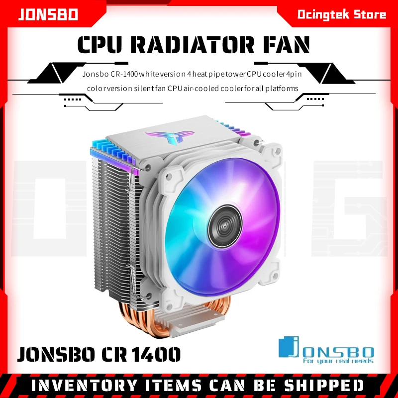 4pin Color 92cm Silent Fan Cpu Air-cooled Cooler For Lga1700 115x Am4