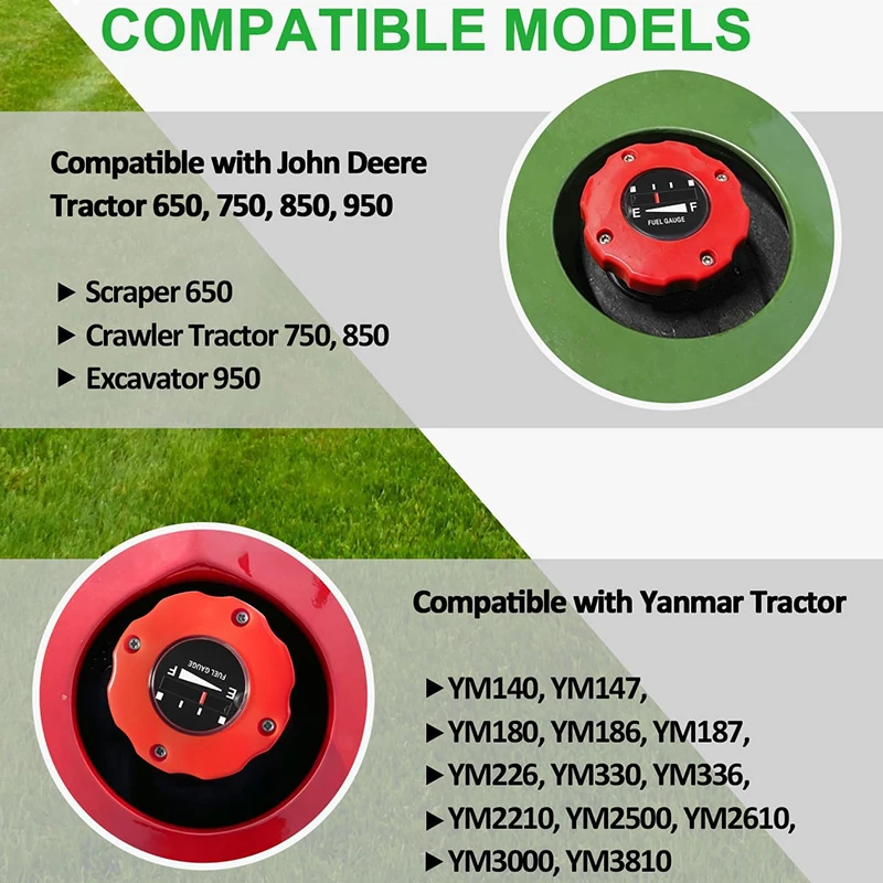 Фото Крышка топливного бака с указателем уровня CH15741 для тракторов John Deere 650 750 850 950 и Yanmar YM140 YM147 YM186 YM226 YM336 YM2500 YM3000 №3