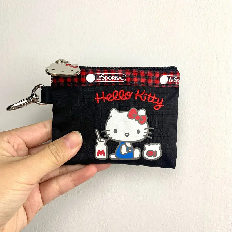 

kawaii hello kitty wallet sanrio coin purses monedero bag bags for girls anime pouch cute purse billeteras strawberry bolsos