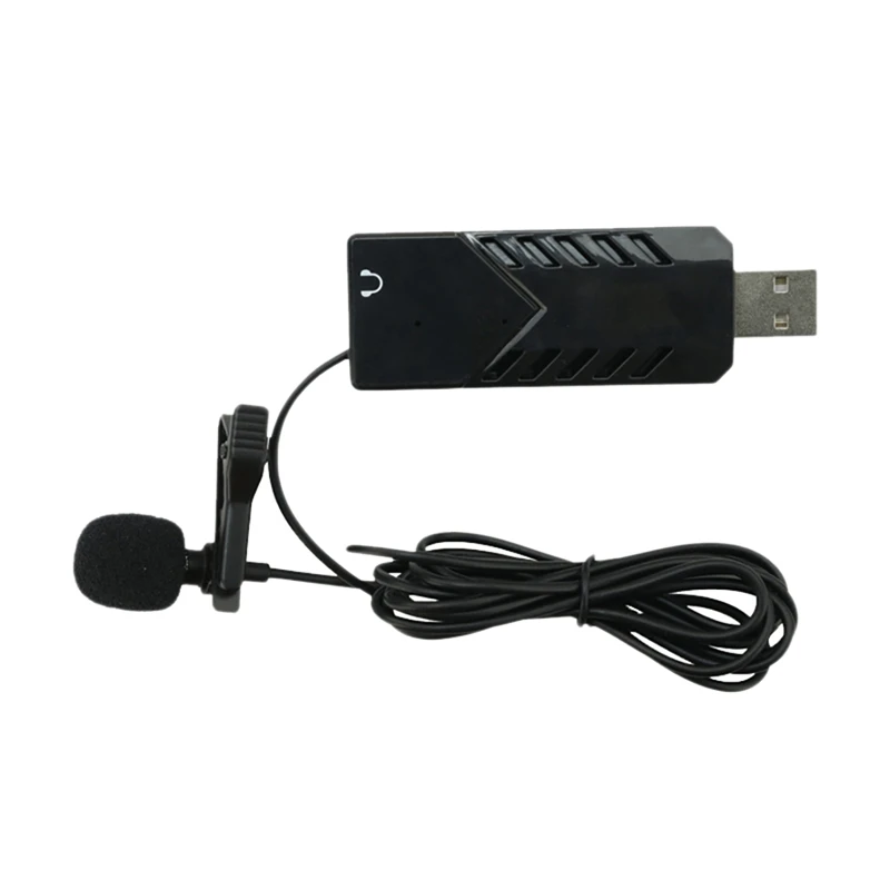 

USB-микрофон CARLIRAD с отворотом, подключи и работай для Iphone, телефонов на Android, ПК, ноутбуков, камер Mac, динамиков, записывающих один микрофон