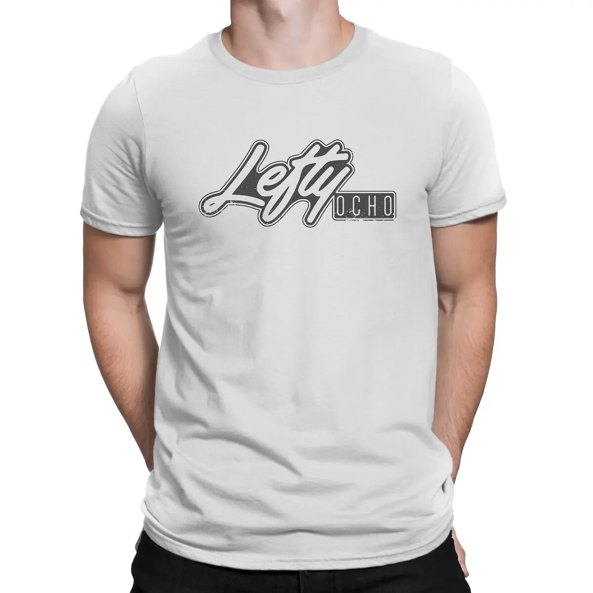 

Bicycle Newest TShirt for Men Lefty Eight Logo Round Neck Pure Cotton T Shirt Distinctive Gift Clothes OutdoorWear