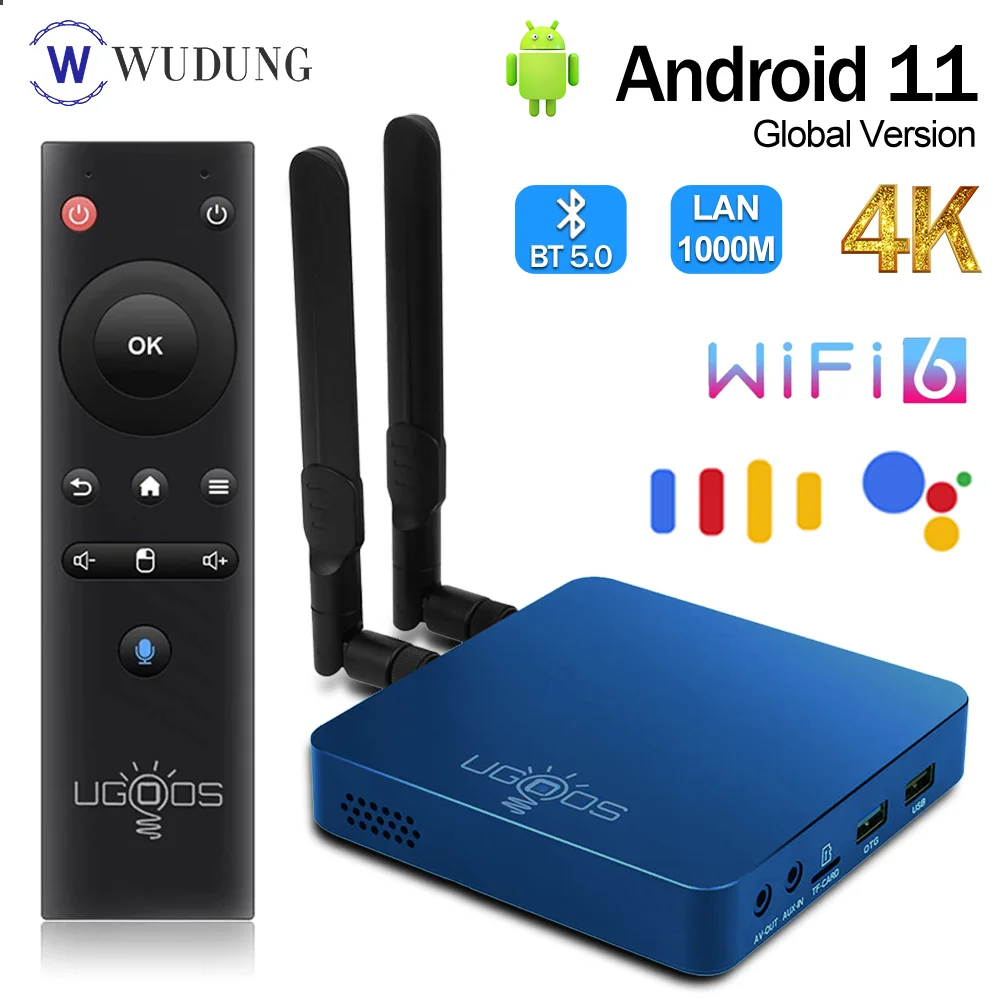 ТВ-приставка Ugoos UT8 PRO 4 ядра Android 11 2 ГГц |