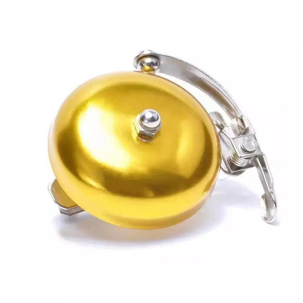 

Retro Bicycle Bell Durable Aluminum Alloy Vintage Bicycle Install Crisp Black Easy Gold Silver To Color Ringtones U2G7
