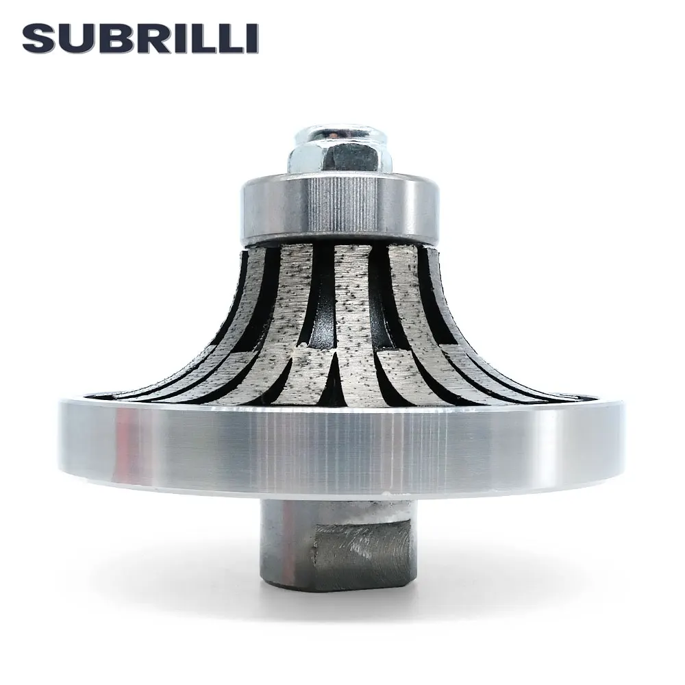 B25 Алмазный шлифовальный круг Demi Bullnose Спекание Сварочная сегментированная