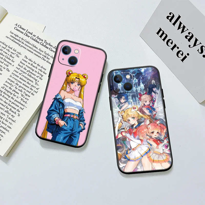 Фото Чехол для телефона IJ48 S-Sailors M-Moon Shell для Samsung Galaxy Note 10 20 S23 S24 S25 Ultra FE Plus Edge Lite A02S A35 A07 A17 №5