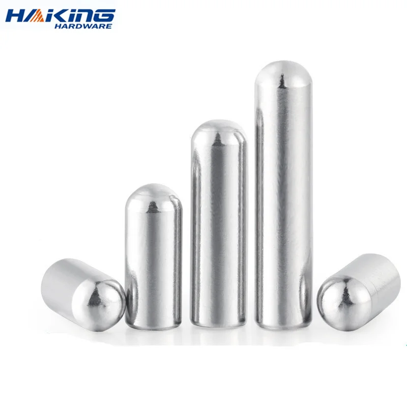 

10pcs/LOT M0.6 M0.8 M1 M1.2 M1.5 M1.8 M2 M2.3 M2.5 M2.8 M3 M4 M5 M6 M8 304 A2-70 Stainless Steel Cylindrical Pin Locating Dowel
