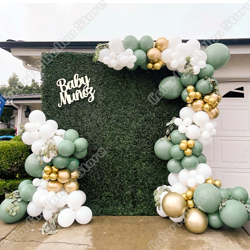 

Набор воздушных шаров из латекса и золота с авокадо