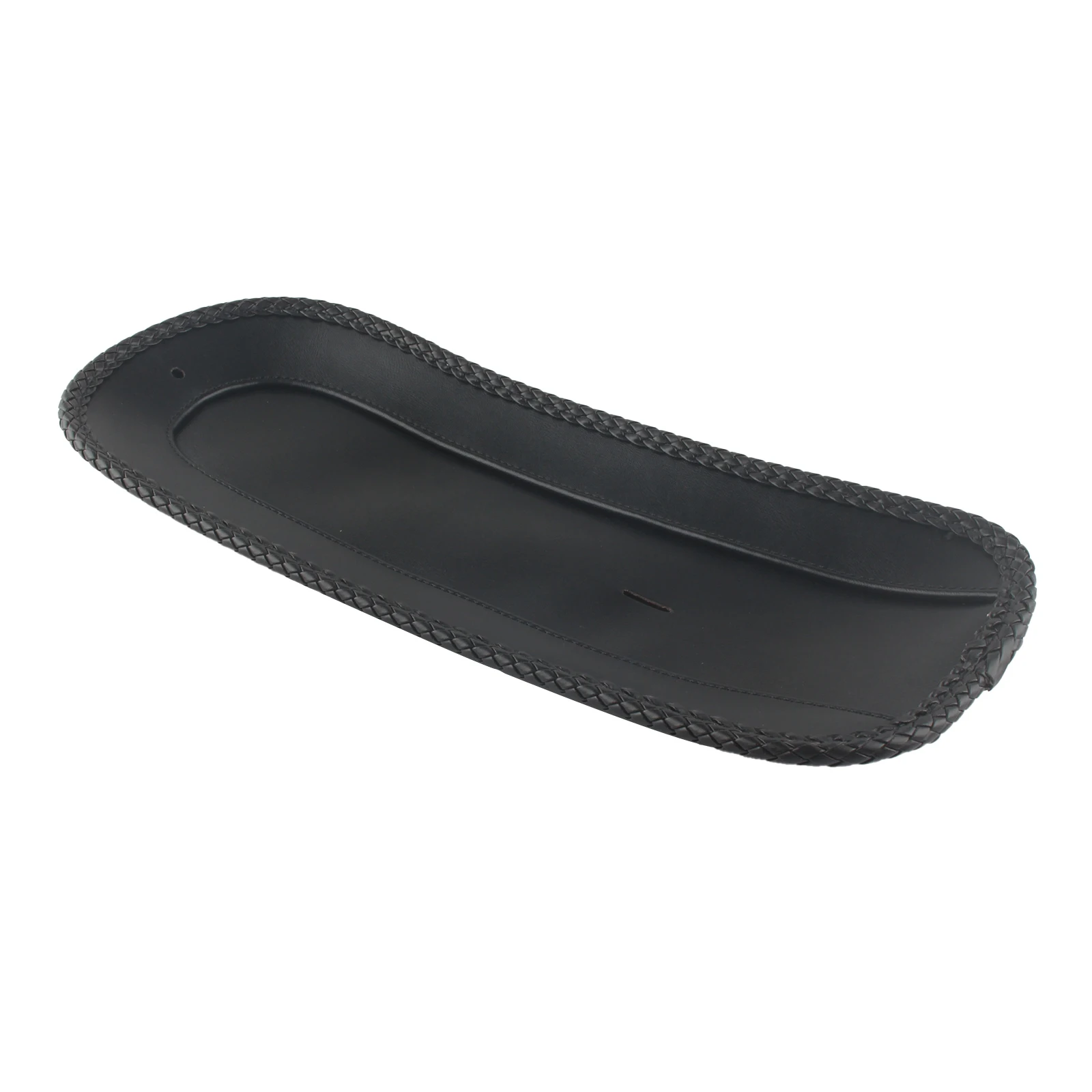 Черный мотоциклетный кожаный нагрудник на заднее крыло соло-сиденье подходит