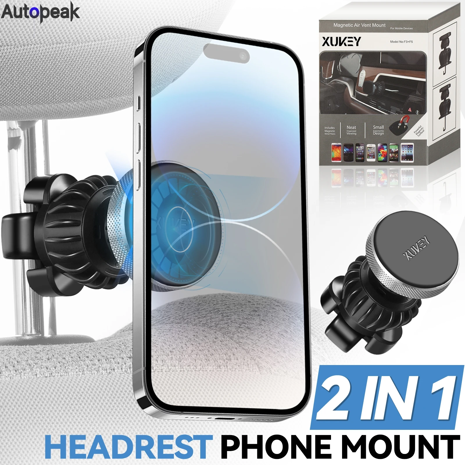 

Многофункциональный магнитный универсальный автомобильный подголовник, держатель для планшета iPad для iPhone, кронштейн для телефона, заднее сиденье, автосумка, крючки для кошелька