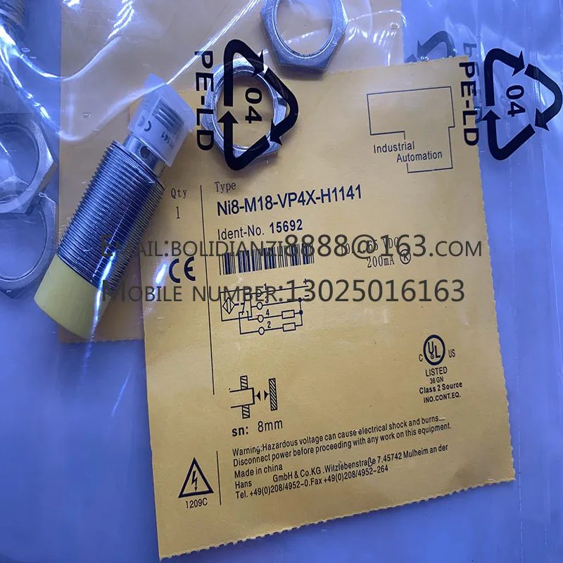 Новый датчик приближения NI8-M18-VP4X-H1141 VN4X-H1141 VP6X VN6X