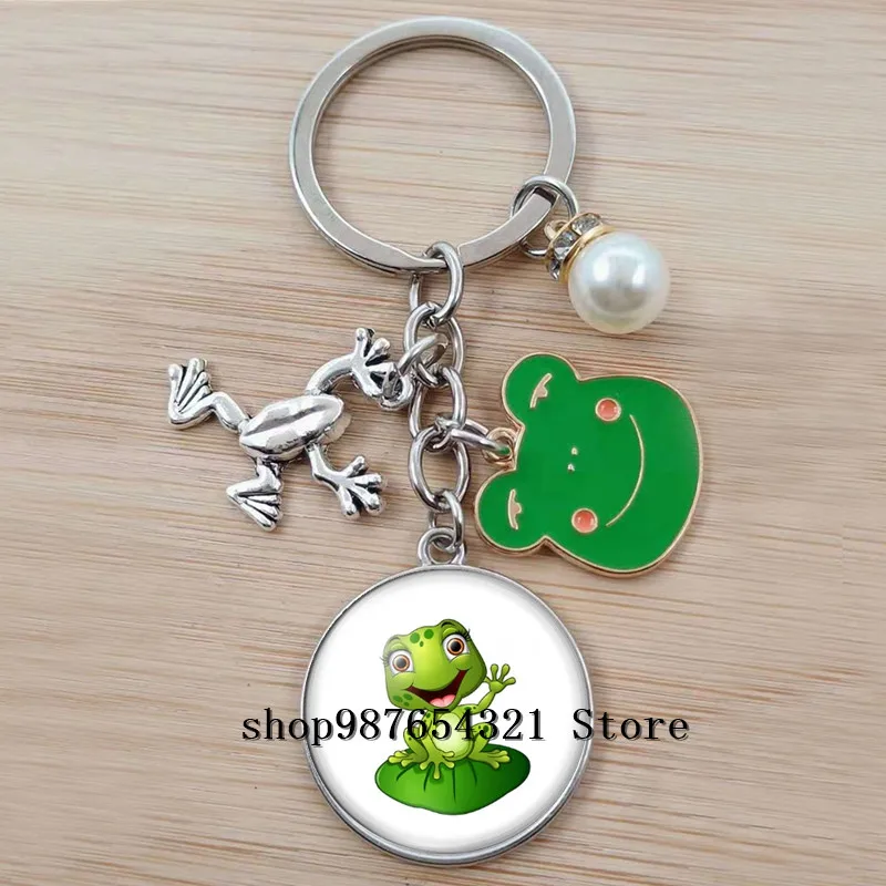 Новинка Красивая лягушка зеленое животное милая большая женская сумка ювелирные