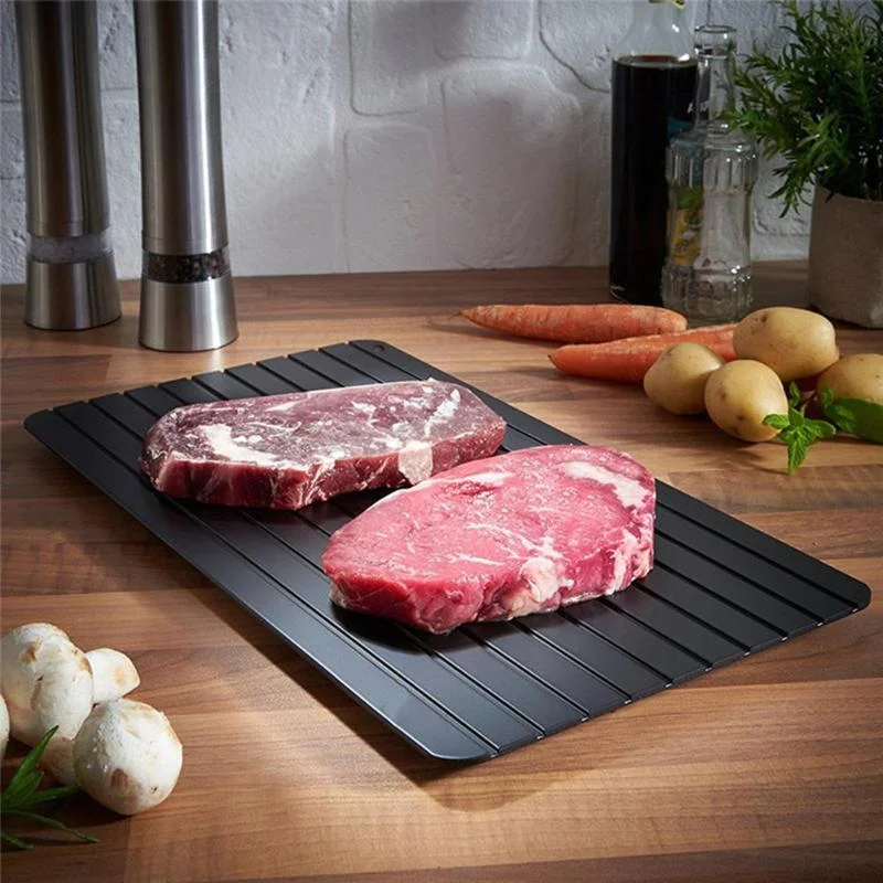 

1pcs Fast Defrost Tray Fast Thaw Frozen Food Meat Fruit Quick Defrosting Plate Board Defrost Tray Thaw Master Kitchen Gadgets