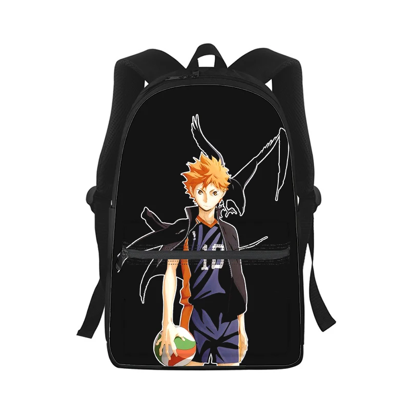 Anime Haikyuu Men Women Backpack 3D Print Fashion Student School Bag Laptop Backpack Kids Travel Shoulder Bag