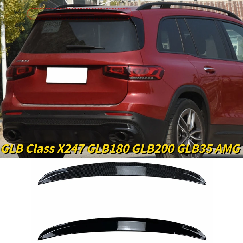 

For Mercedes GLB Class X247 GLB180 GLB200 GLB35 for AMG Rear Trunk Spoiler Body Kit Tail Wing Gloss Black Carbon Look