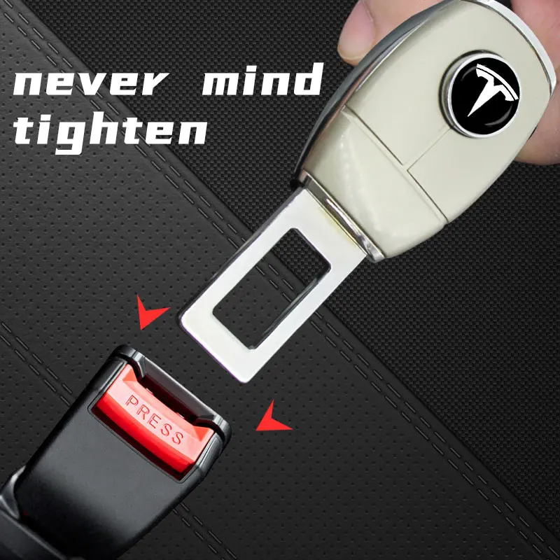 

Car Safety Seat Lock Buckle Seatbelt Clip Extender ремень безопасности for Tesla Model 3 Model Y X S TM3 TMX TMS Car Accessories