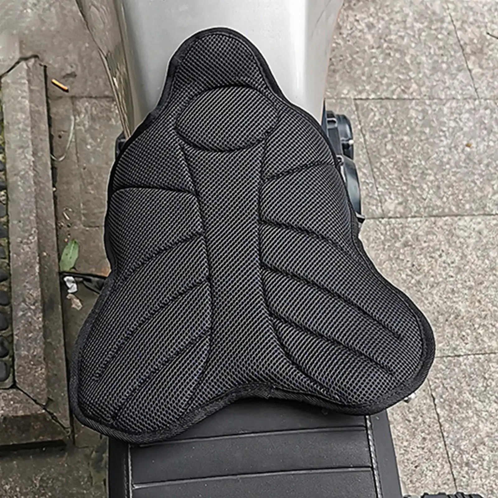 

Moto Motorcycle Seat Cushion Butt Protector Stops Hot Seat Shock Absorption No More Sweaty Sticky bottoms Breathable Seat Cover