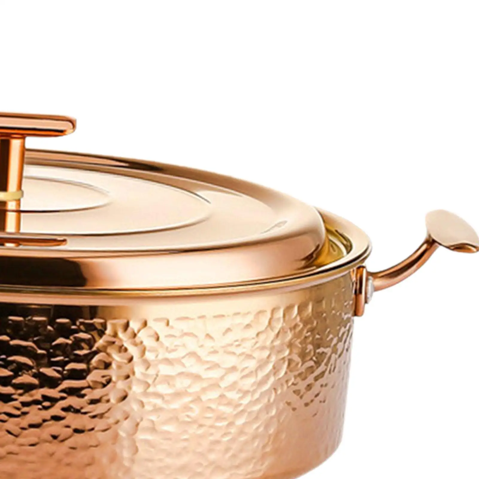 Индукционный горшок из чистой меди практичный для домашнего праздника