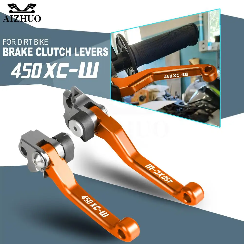 

450XC-W 2007-2018 Motocross Pivot Handle Lever Dirt Bike Brake Clutch Levers For 450 XCW 2008 2009 2010 450XCW XC-W 2017 2016