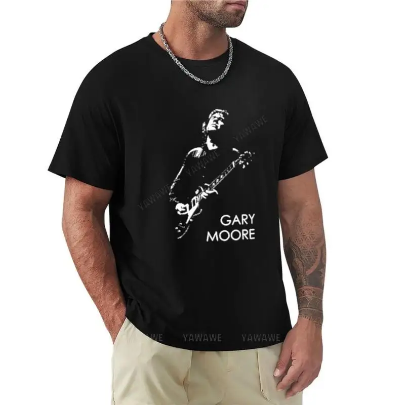 

Gary moore T-Shirt heavyweight t shirts T-shirt for a boy Short sleeve Anime t-shirt t shirt men