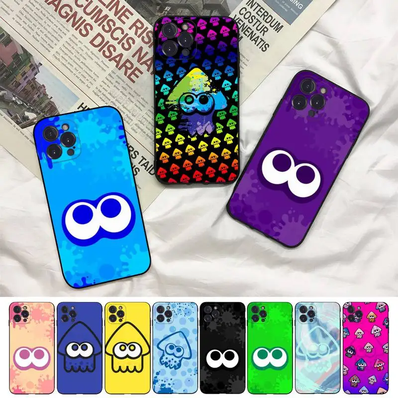 

Game Splatoon Phone Case For iPhone 8 7 6 6S Plus X SE 2020 XR XS 14 11 12 13 Mini Pro Max Mobile Case