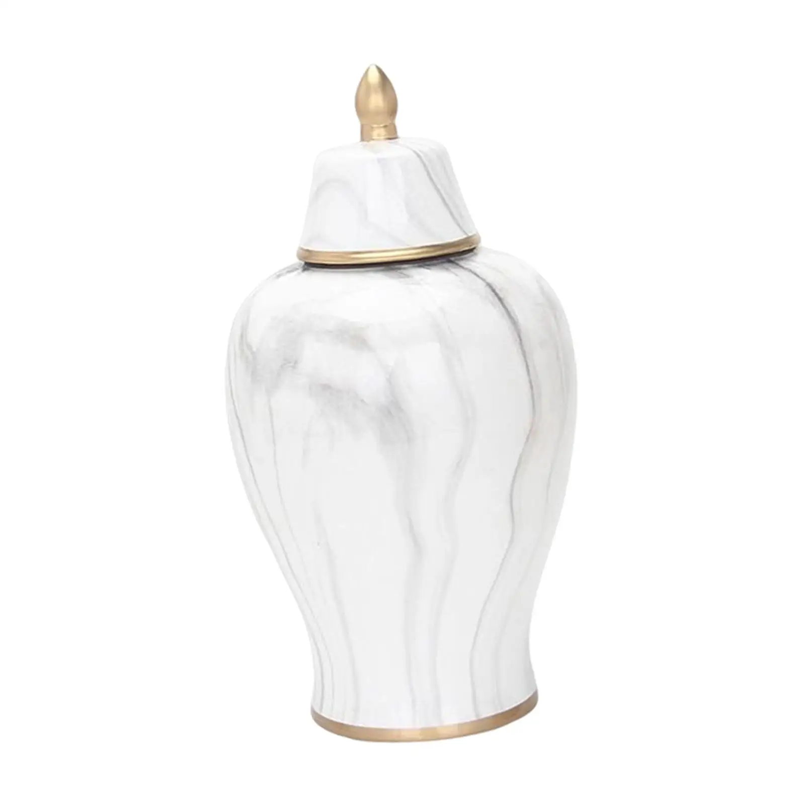 

Ceramic General Jar Temple Jar Decorative Decorative Vase Floral Arrangement Ornaments Display for Desktop Farmhouse Home Decor