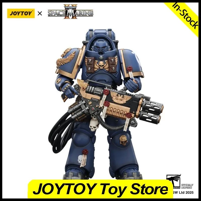 Фото В наличии: Фигурка JOYTOY 1/18 Warhammer 40K Ultramarines Relic Primus Armor, модель, игрушка, подарок, коллекционная вещь №3
