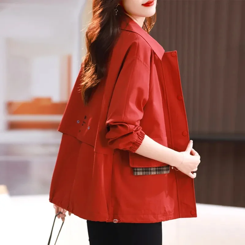 

Explosions Jacket Women 2023 New Leisure Trend European Fashion Lapels Spring And Autumn Jacket Tops