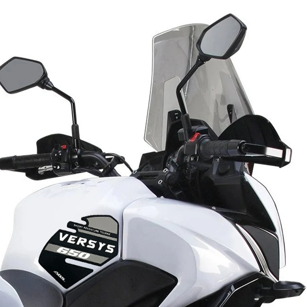 Фото Аксессуары для мотоцикла Kawasaki Versys 650LT Adventure - резиновые противоскользящие защитные наклейки на топливный бак, наклейки Versys 650LT №3