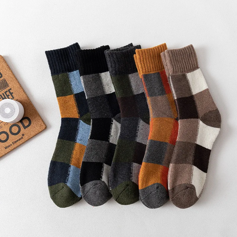 New Arrival Thick Man Winter Socks 5 Pairs