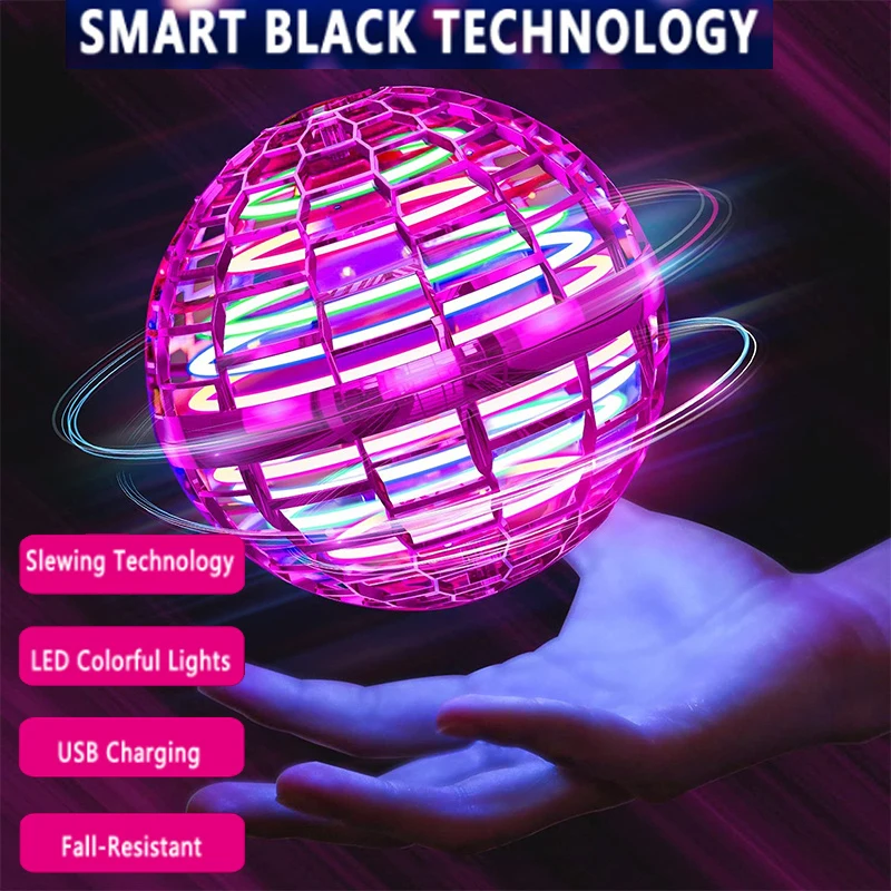 

Flynova pro летающий мяч мини Дрон НЛО волшебный Спиннер мяч игрушки шарики ручной индукции волшебная палочка летающий шар подарок игрушки для в...