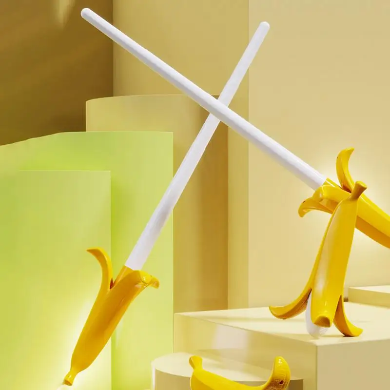 Телескопический меч с 3D рисунком выдвижная игрушка в форме банана забавная