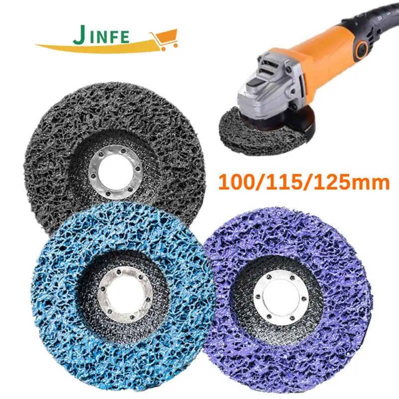 

Полировальный круг 100/115/125 мм, шлифовальный диск из нержавеющей стали для удаления краски и ржавчины, шлифовальный круг для угловых шлифовал...
