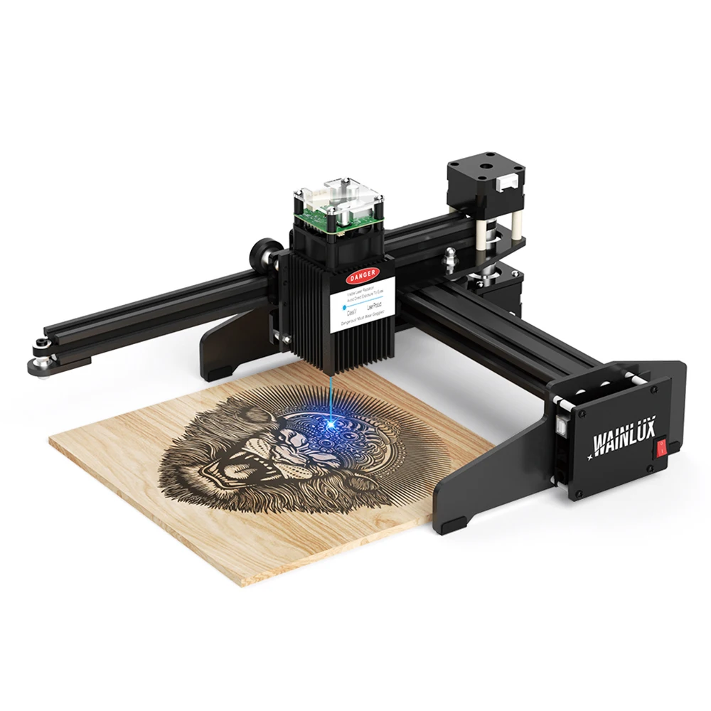 

Wainlux JL4 7W Laser Engraver Cutter CNC Laser Engraving Machine 140*130mm Working Area Supports Wireless Printing Operations