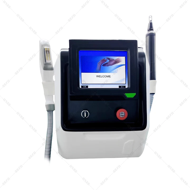

New Design 2023 2 in 1 Picolaser Q Switched Nd Yag Laser Carbon Peeling IPL OPT Hair Removal Machine
