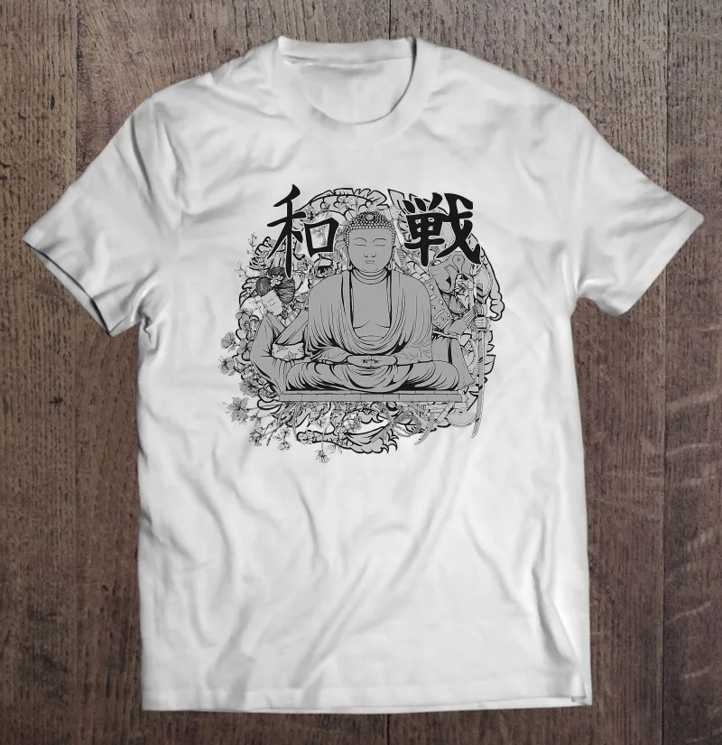 

Буддийский подарок Гаутама Будда подарок футболка с коротким рукавом гранж футболки с коротким рукавом мужская одежда