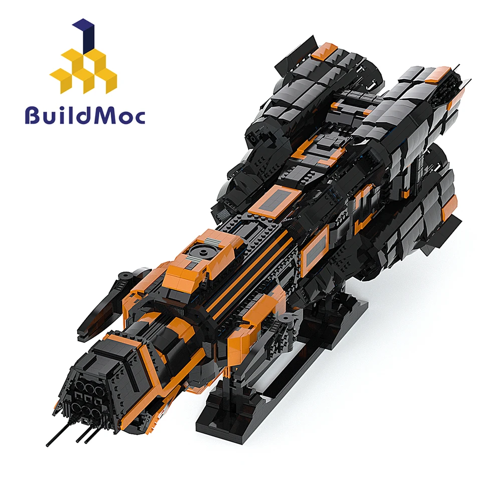 

MOC Space Wars The Expanse Jupiter Fleet MCRN Donnager Spaceship Building Blocks Set Republic of Mars Warship Bricks Toys Gifts
