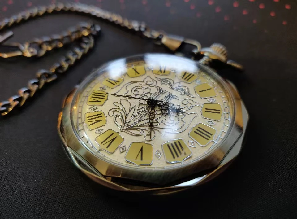 Retro Bronze Steampunk Men Mechanical Hand-wind Pocket Watch Hollow Roman Dial Skeleton Clock Waist Chain Pocket Watch Gift 2023