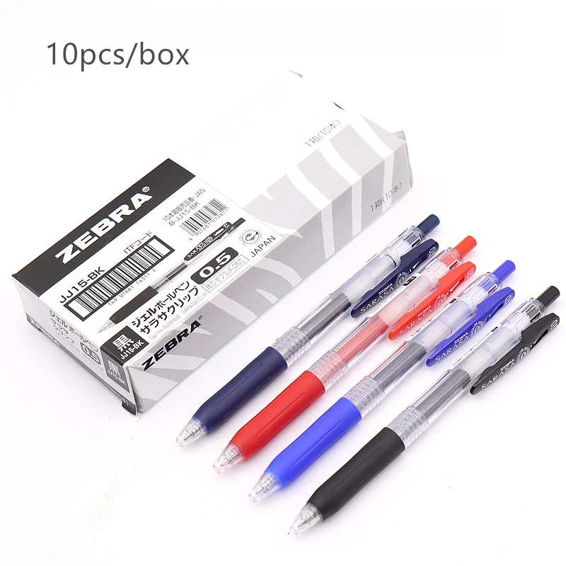 

JJ15 Zebra 3 шт./5 шт./10 шт. гелевые стержни 0,5 мм гелевые чернила Шариковая ручка стержни офисные школьные принадлежности черный/красный/синий/тем...