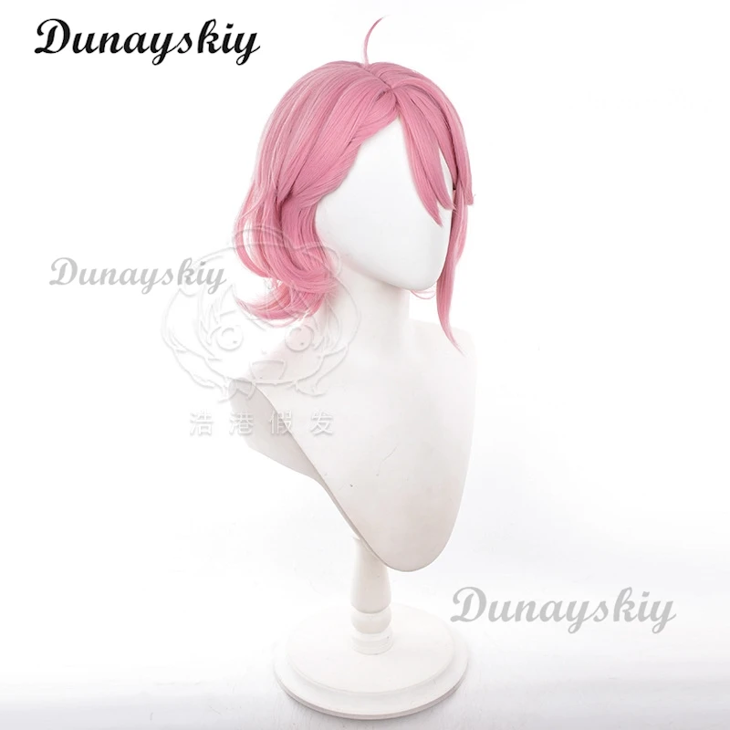 Аниме Dandadan Aira Shiratori парик для косплея розовые короткие волосы 37 см Momo Ayase вечерние