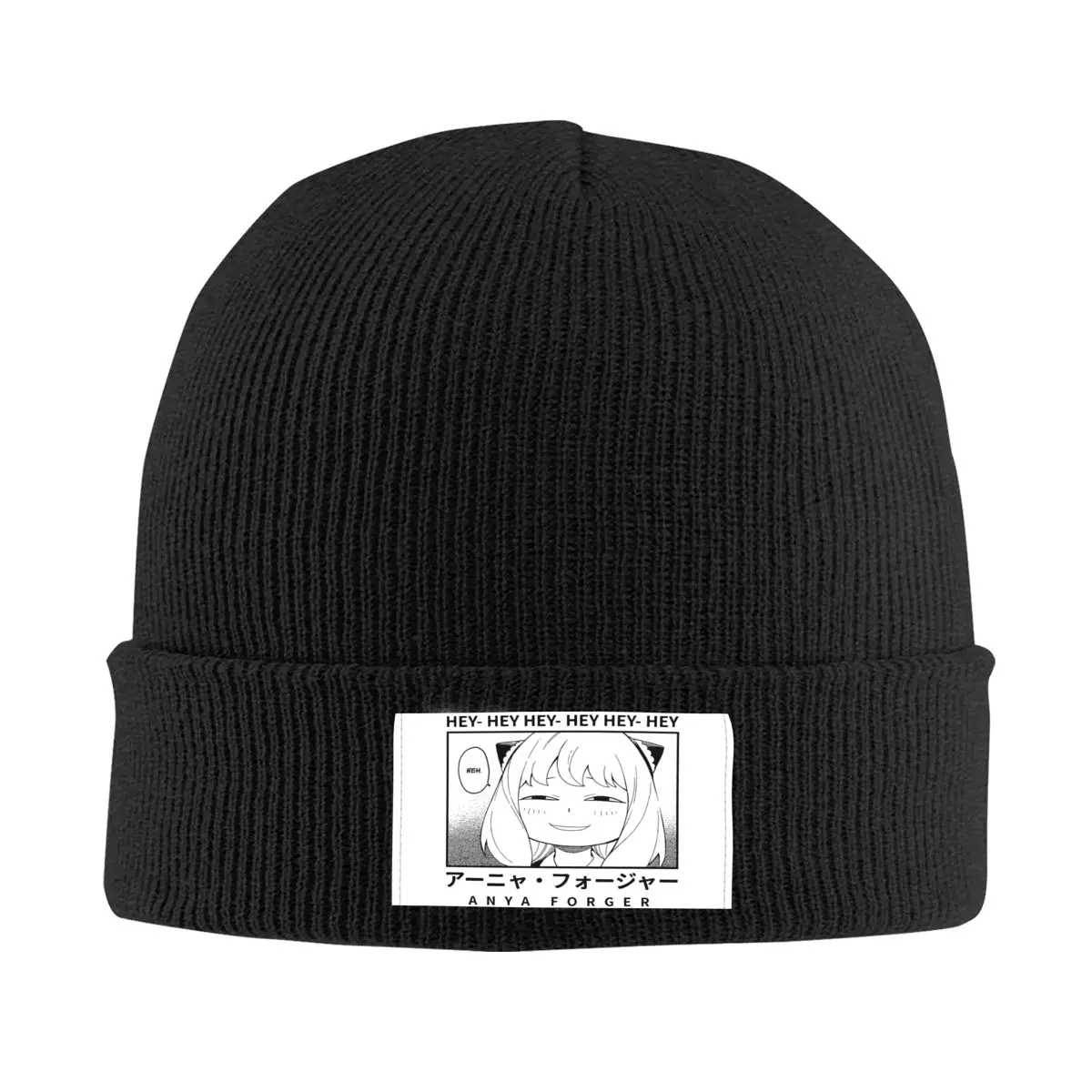 

Spy X Family Manga Anya Forger Cute Hats Autumn Winter Skullies Beanies Baggy Cap Men Women Acrylic Skullcap