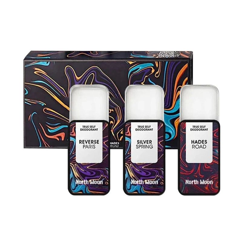 

3 шт., долговечный твердый парфюмерный набор, ароматы для женщин и мужчин, бальзам, свежий портативный натуральный дезодорант