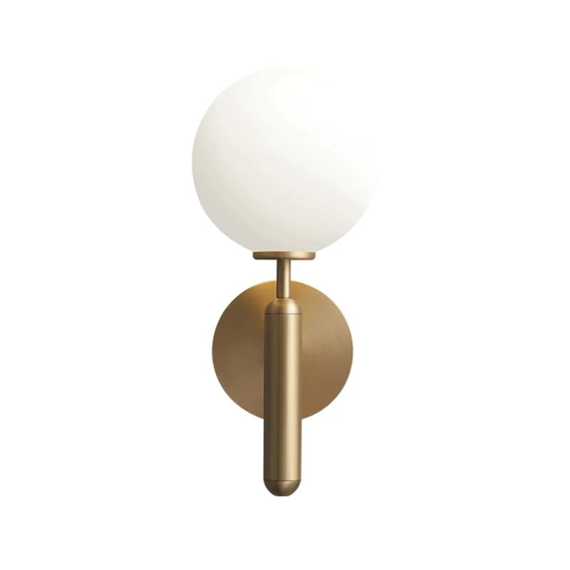 Медные светодиодные Настенные Бра в стиле постмодерн прикроватное освещение для